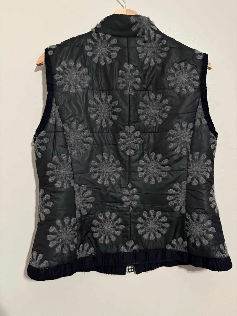 W by Worth black wool blend vest size 14 - Picture 2 of 9